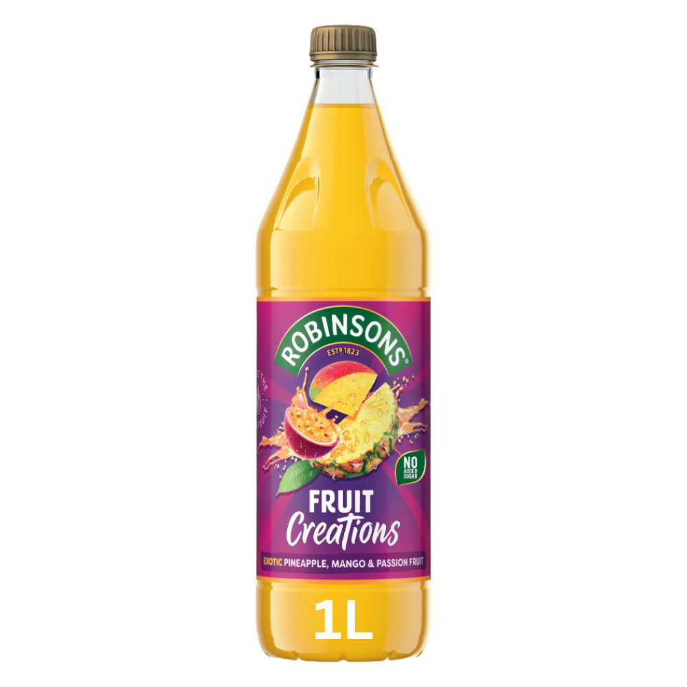 ROBS CREATIONS PINEAPPLE, MANGO & PASSION FRUI 1LT