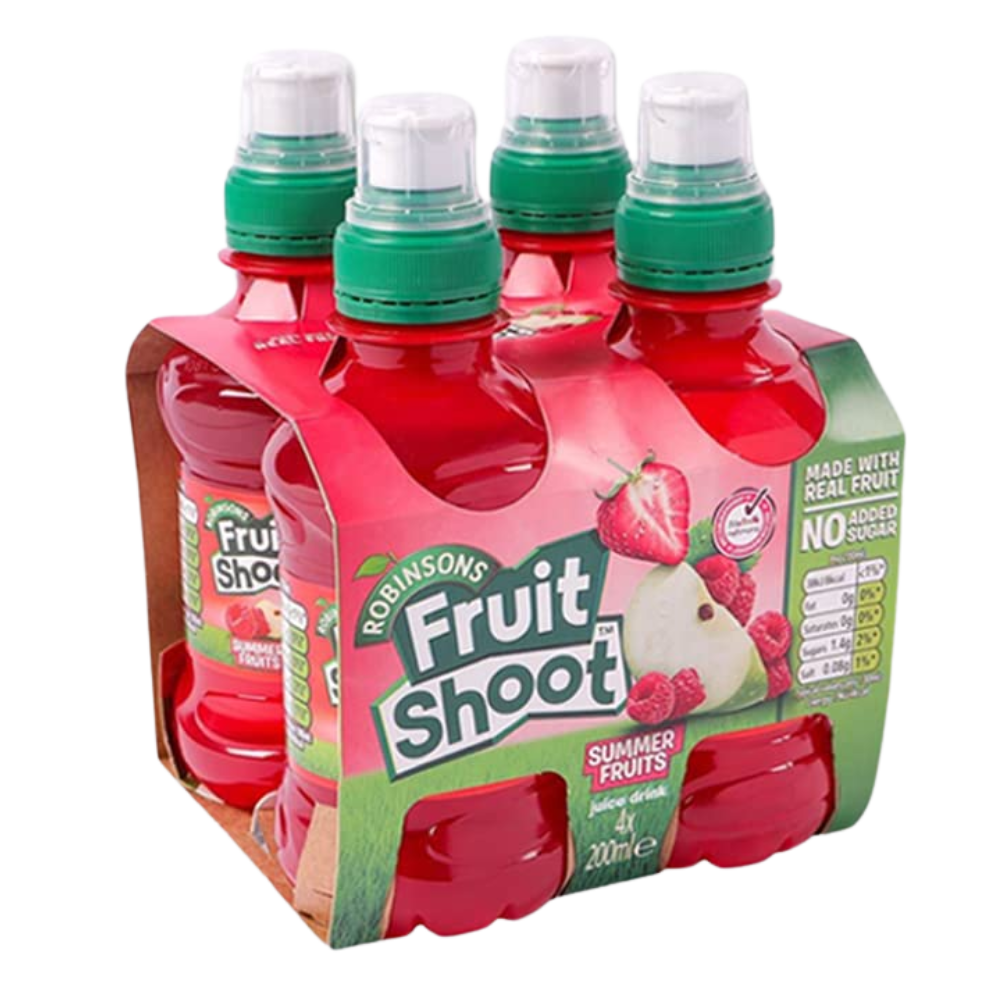 ROB NAS SUMMER FRUITS F SHOOT PET 200ML (PACKS OF 4)