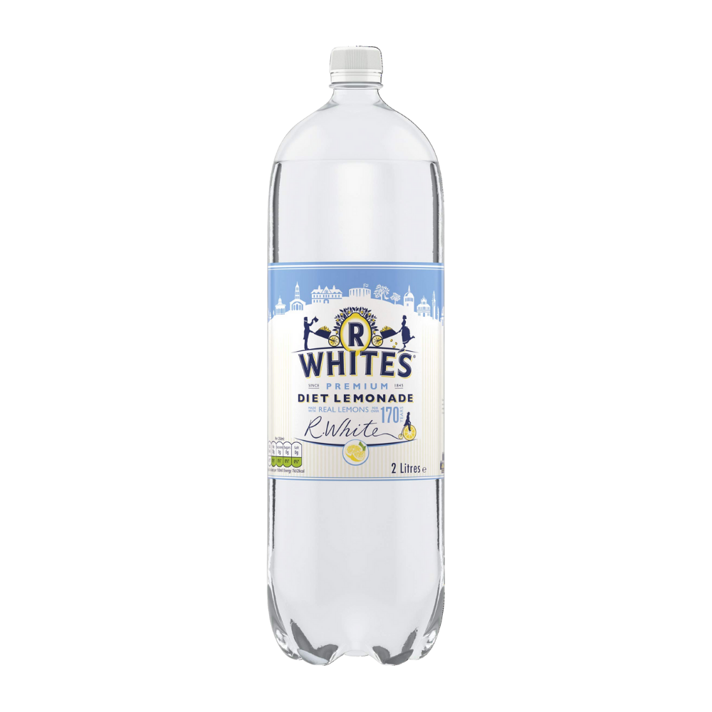 DIET R WHITES LEMONADE PET 8 X 2L
