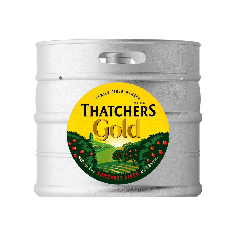 30L THATCHERS GOLD CIDER KEG