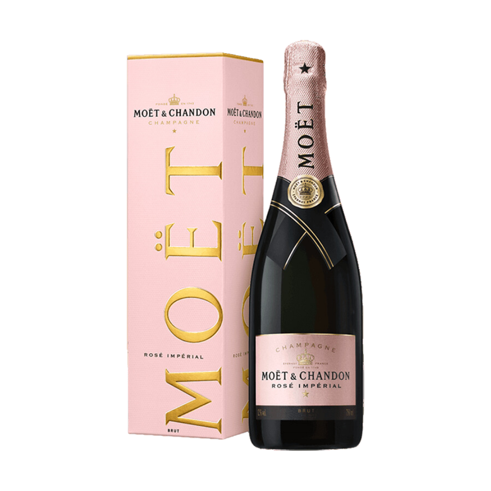 MOET & CHANDON ROSE IMPERIAL CHAMPAGNE GIFT BOX 750ML