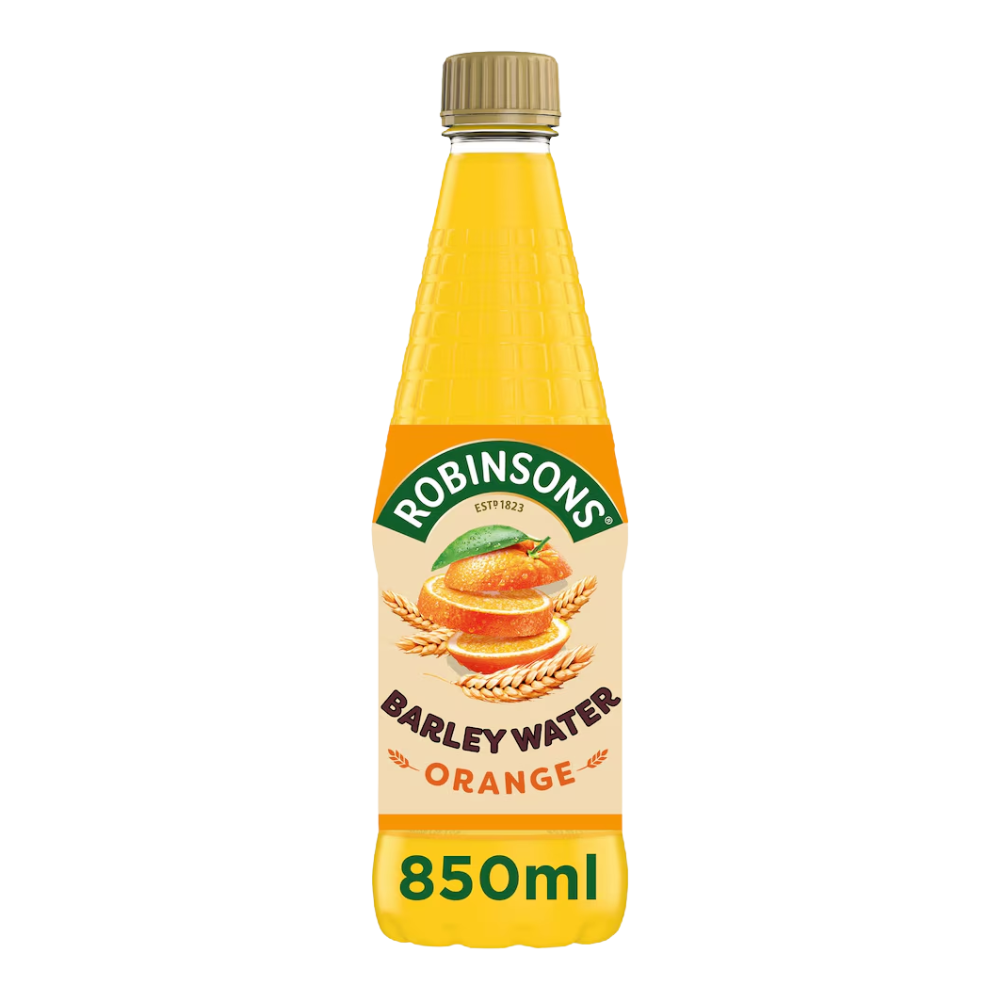 ROBS BARLEY WATER ORANGE PET 12 X 850ML
