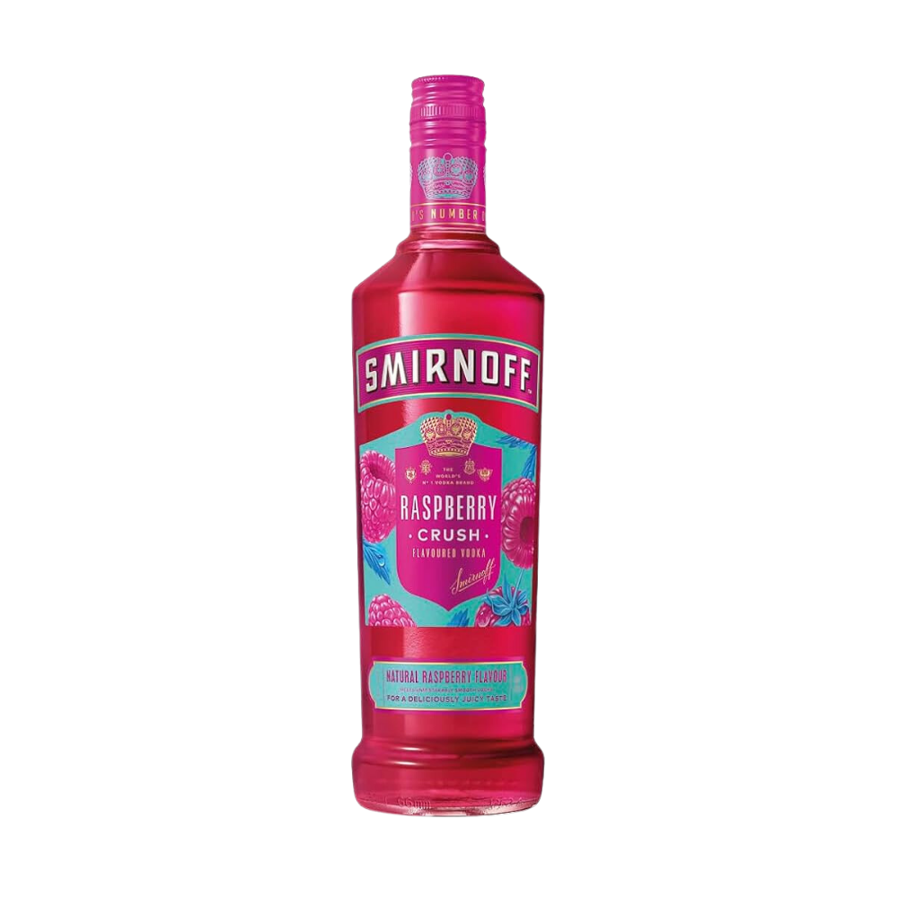 SMIRNOFF RASPBERRY CRUSH VODKA 70CL