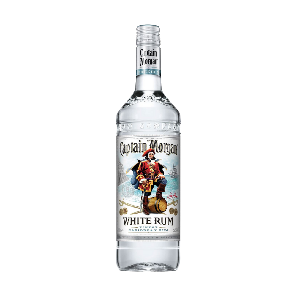 CAPTAIN MORGANS WHITE RUM 70CL
