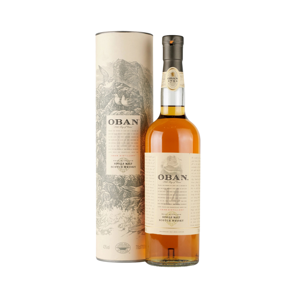 OBAN 14 YEAR OLD SINGLE MALT SCOTCH WHISKY 70CL