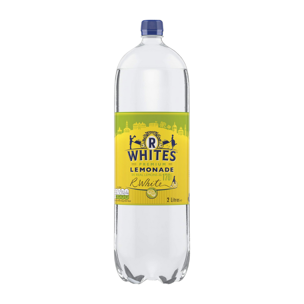 R WHITES LEMONADE PET 8 X 2L