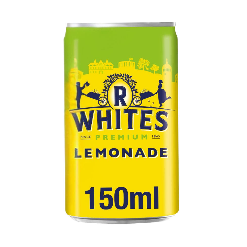 R WHITES LEMONADE CAN 150ML