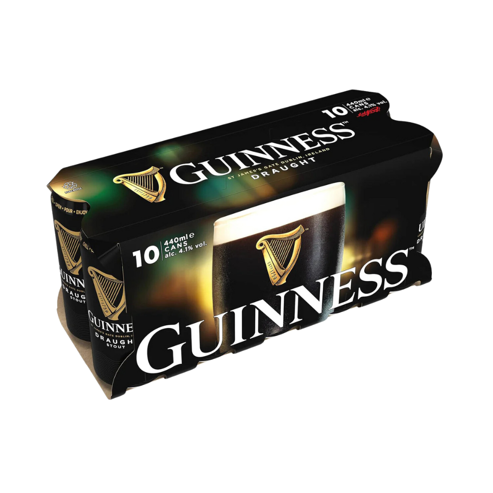 DRAUGHT GUINNESS CAN 440ML (PACKS OF 10)
