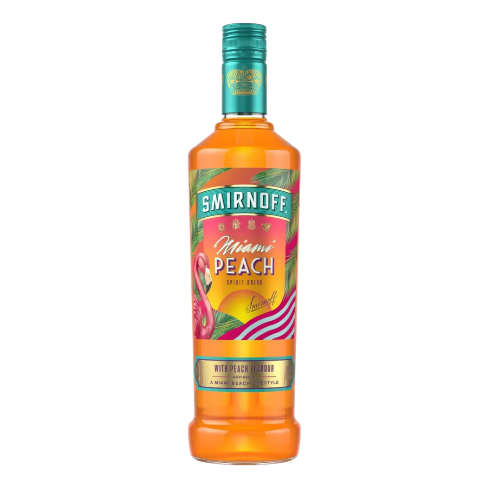SMIRNOFF MIAMI PEACH VODKA 70CL