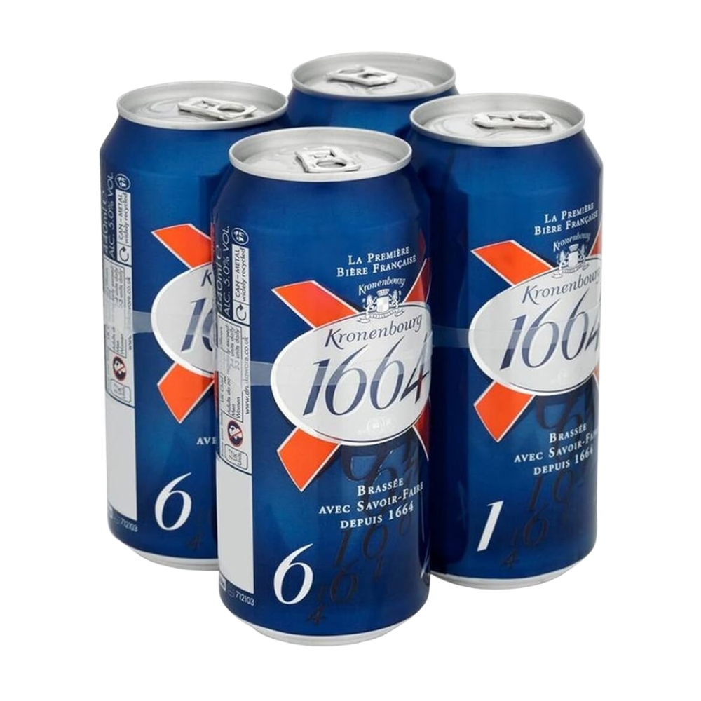 KRONENBOURG 1664 CANS 24 X 440ML