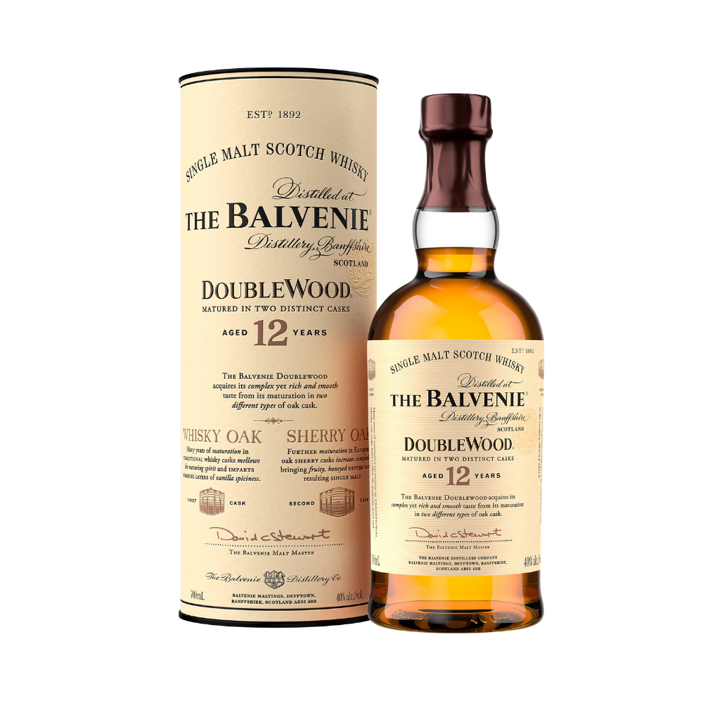 BALVENIE DOUBLEWOOD 12 YEAR OLD SINGLE MALT SCOTCH WHISKY 70CL