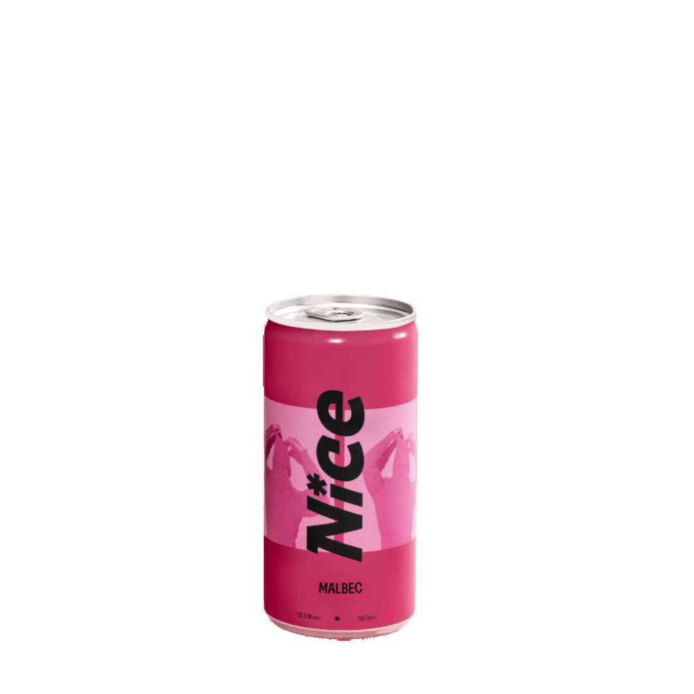 NICE MALBEC CANS 12 X 187ML