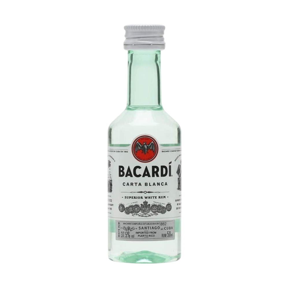 BACARDI CARTA BLANCA RUM 5CL