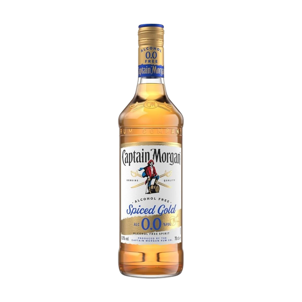 0% CAPTAIN MORGAN SPICED RUM 70CL