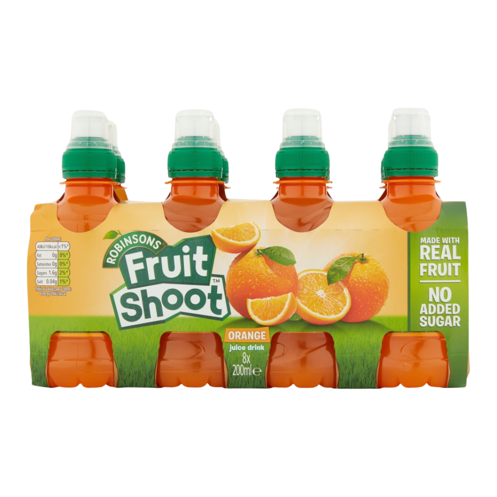 FRUIT SHOOT ORANGE PET 3 X 8 PACK 200ML