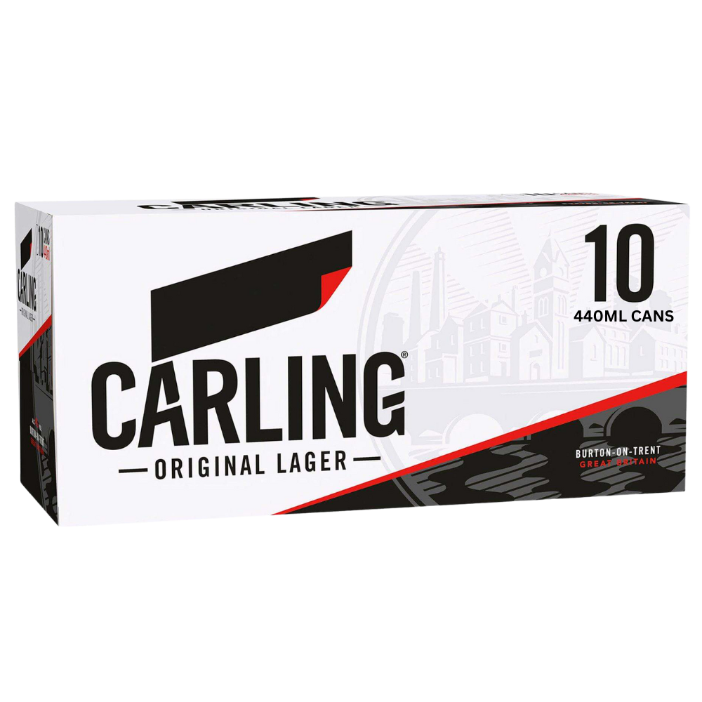 CARLING LAGER CANS 10 X 440ML