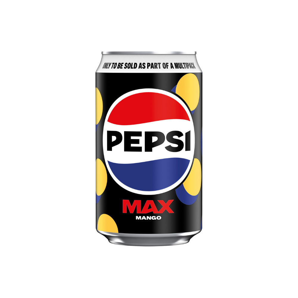 PEPSI MAX MANGO CANS 3 X 8 PACK 330ML