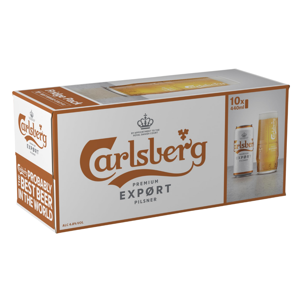 CARLSBERG EXPORT CANS 2 X 10 PACK 440ML