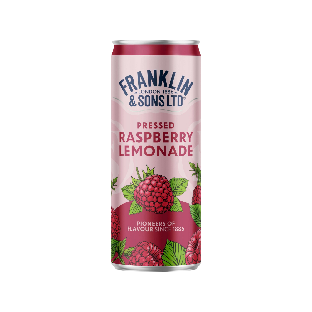 FRANKLIN RASPBERRY LEMONADE CANS 12 X 250ML