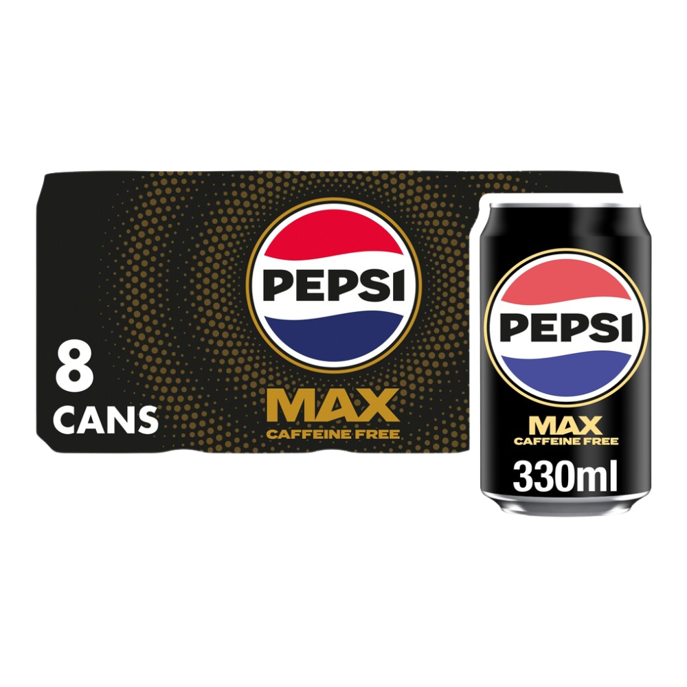 PEPSI MAX CAFFEINE FREE CANS 3 X 8 PACK 330ML
