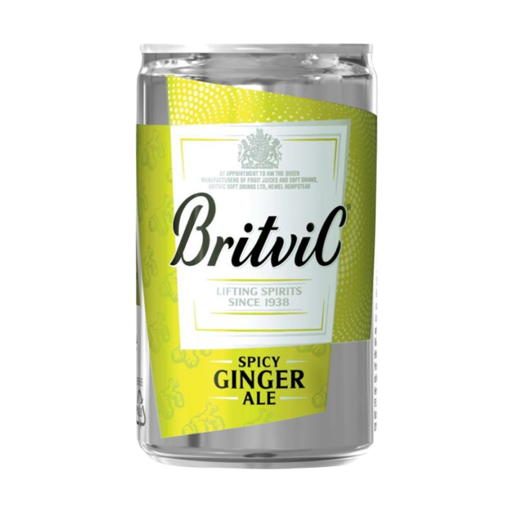 BRITVIC SPICY GINGER ALE CANS 24 X 150ML