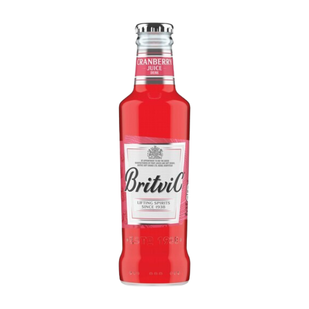 BRITVIC CRANBERRY JUICE NRB 24 X 200ML