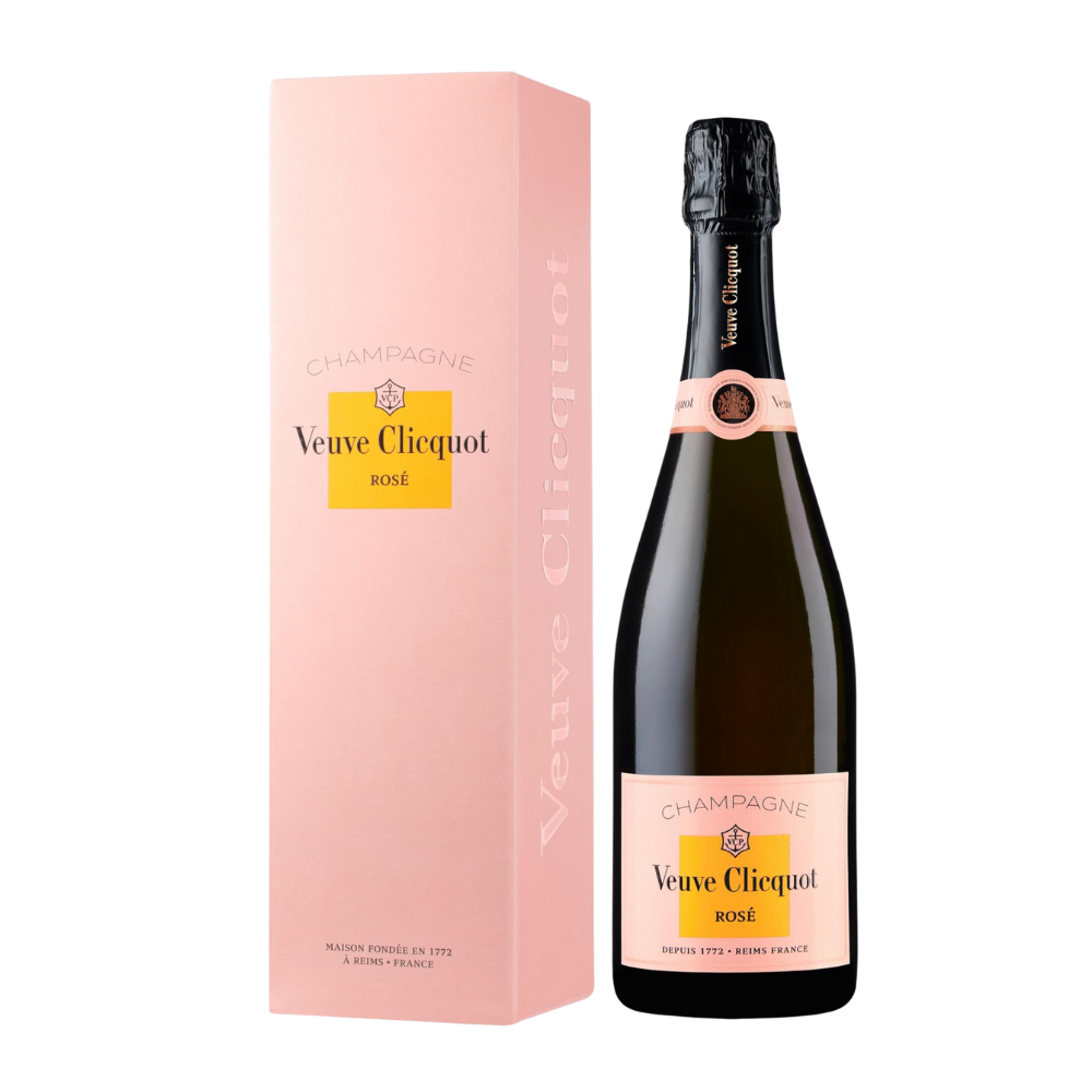 VEUVE CLICQUOT ROSE NV CHAMPAGNE GIFT BOX 750ML