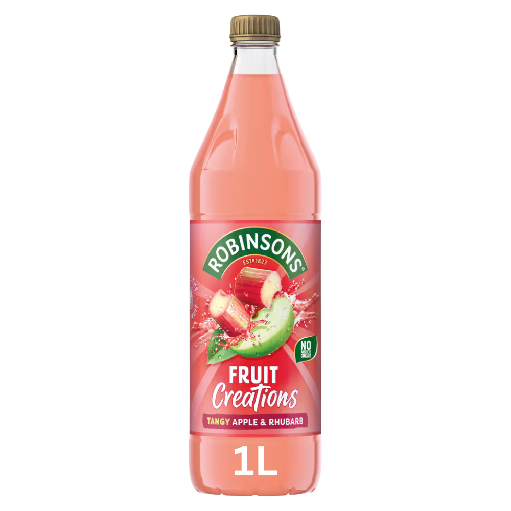 ROBS CREATIONS APPLE & RHUBARB PET 12 X 1L