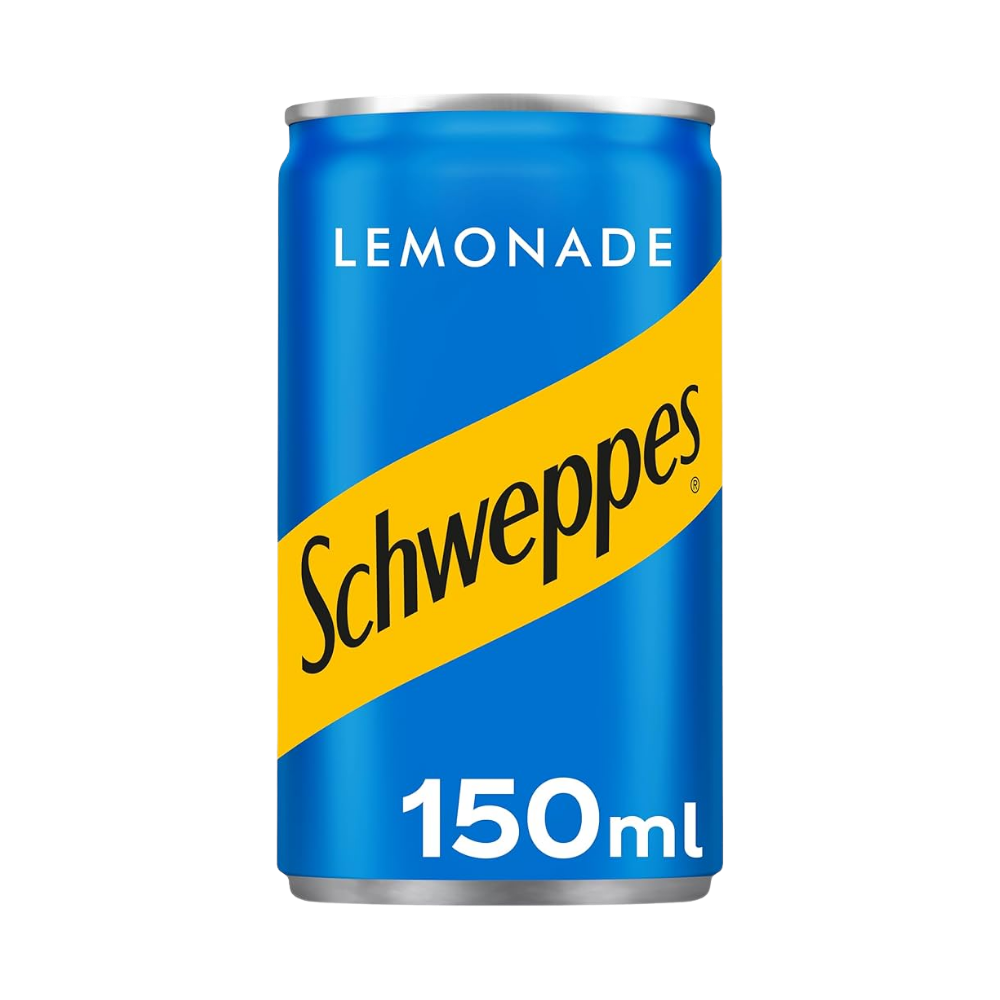 SCHWEPPES LEMONADE CANS 24 X 150ML