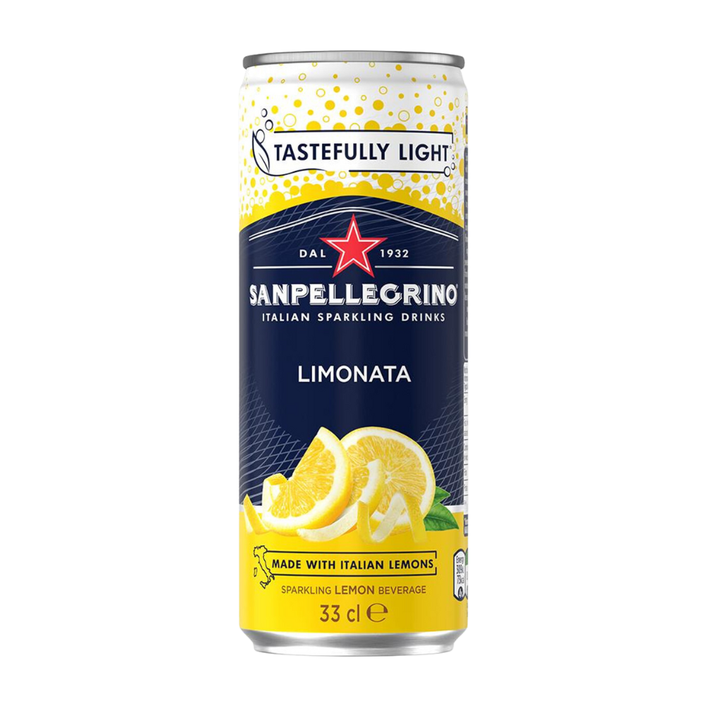 SAN PELLEGRINO LIMONATA CANS 12 X 330ML