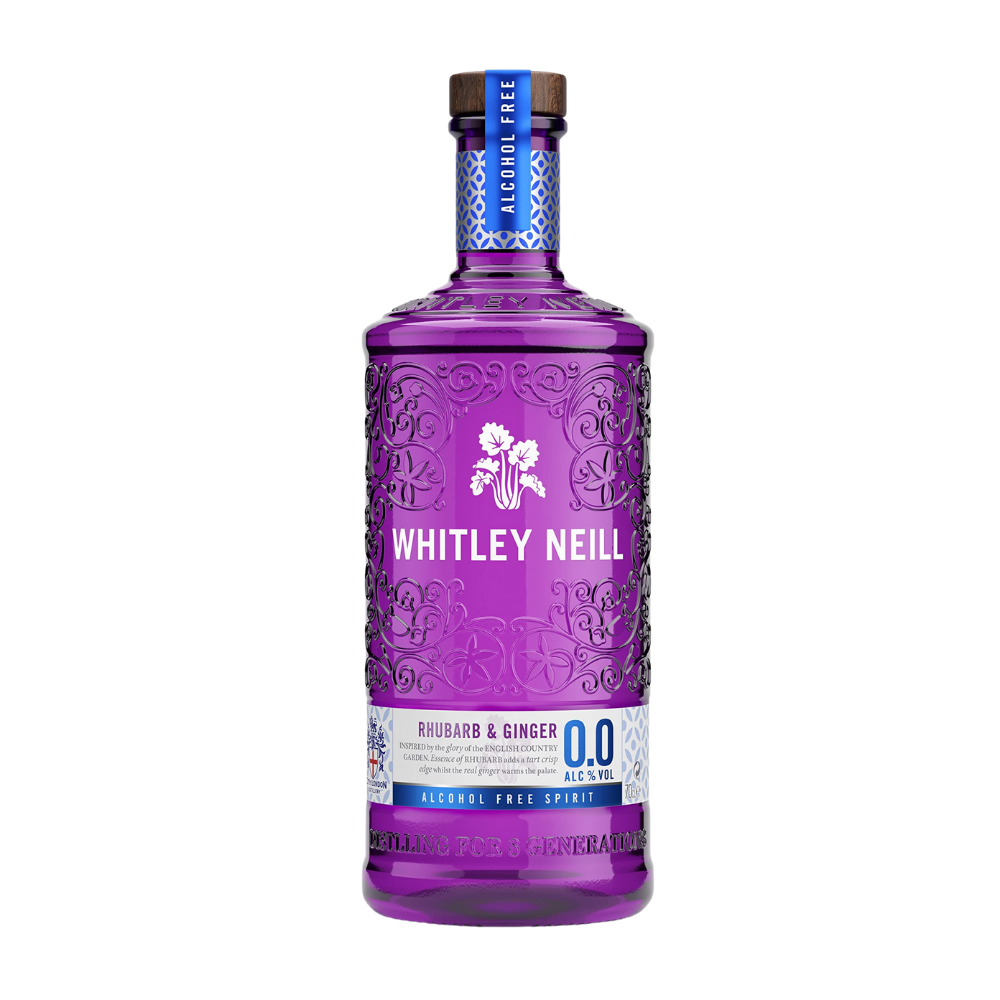 0% WHITLEY NEILL RHUBARB & GINGER 70CL