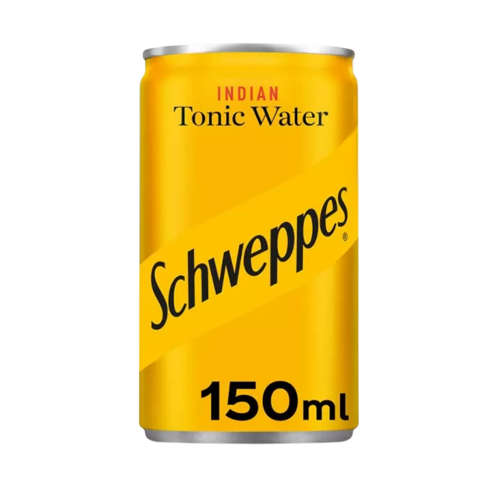 SCHWEPPES TONIC WATER CANS 24 X 150ML