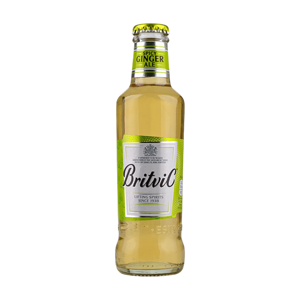 BRITVIC SPICY GINGER ALE GLASS 200ML