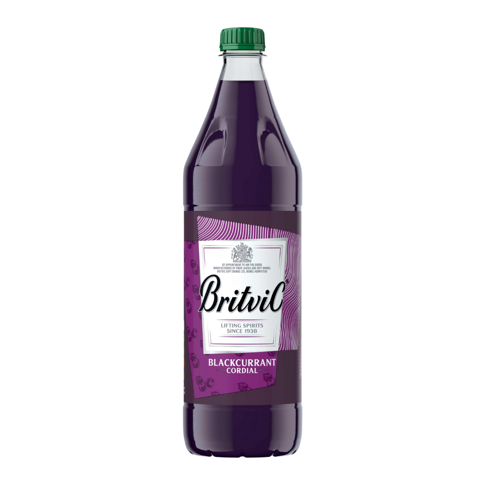 BRITVIC BLACKCURRANT CORDIAL PET 1L