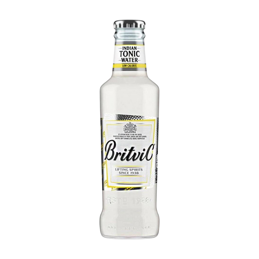 BRITVIC LOW CAL TONIC WATER GLASS 200ML