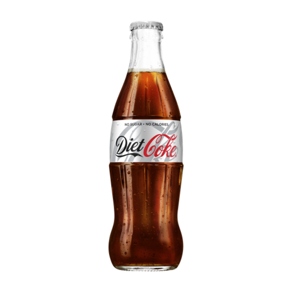DIET COCA COLA GLASS 330ML
