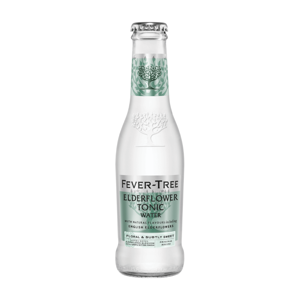 FEVER TREE ELDERFLOWER TONIC GLASS 200ML