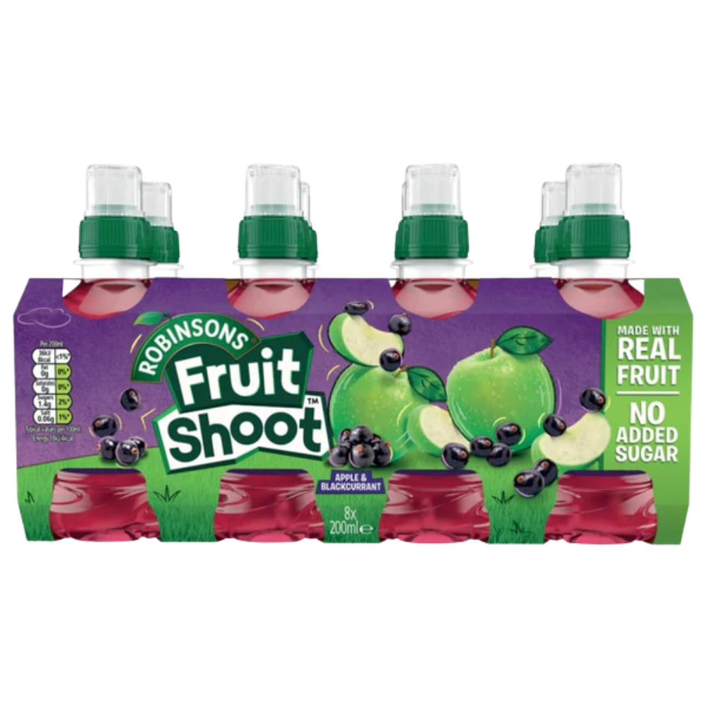 FRUIT SHOOT APPLE & BLACK PET 3 X 8 PACK 200ML