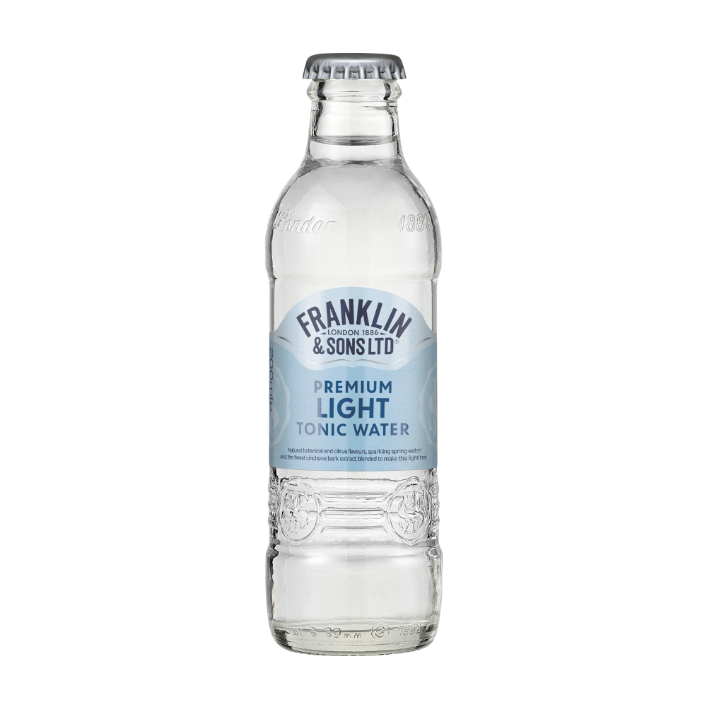 FRANKLIN LIGHT TONIC  WATER GLASS 200ML