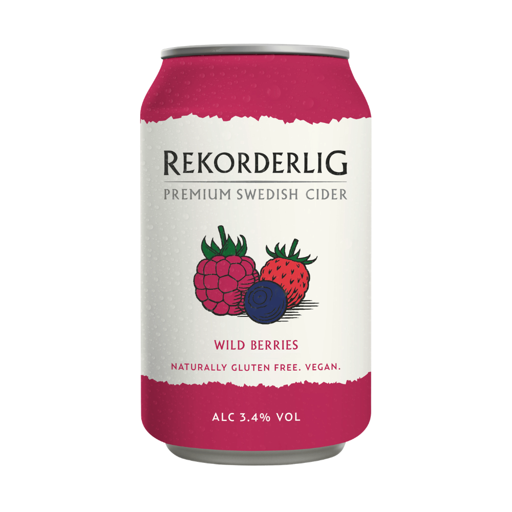 REKORDERLIG WILD BERRIES CANS 10 X 330ML