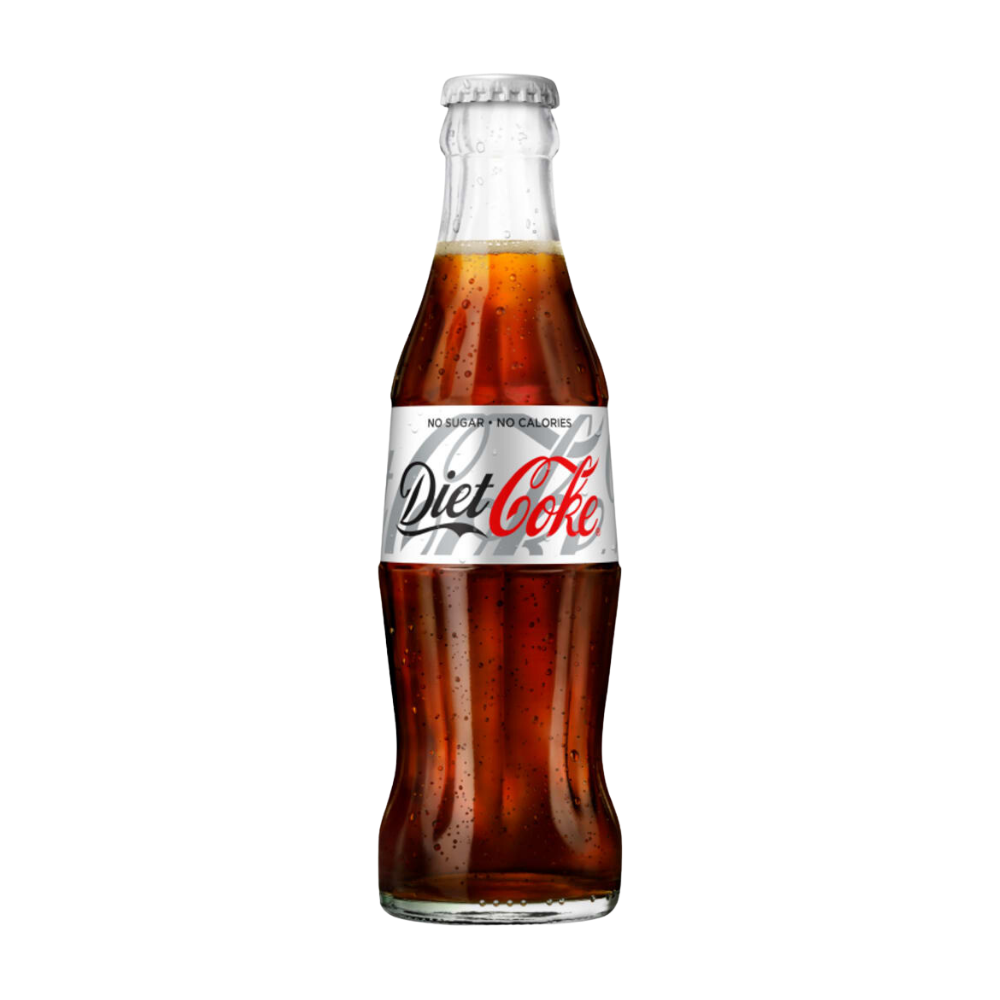 DIET COCA COLA GLASS SMALL 200ML