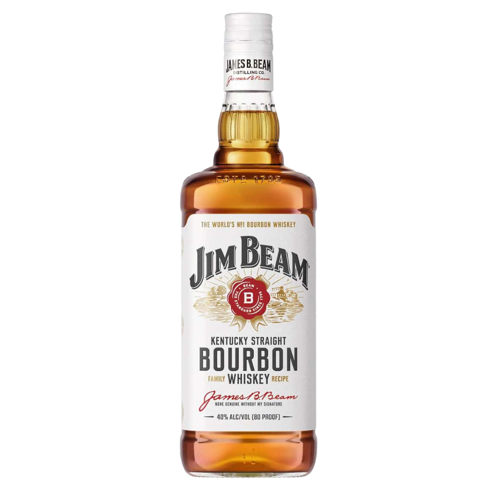 JIM BEAM WHITE LABEL BOURBON 70CL