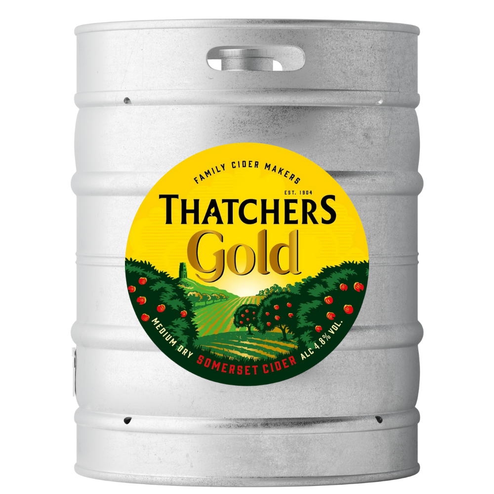 THATCHERS GOLD CIDER 11G KEG