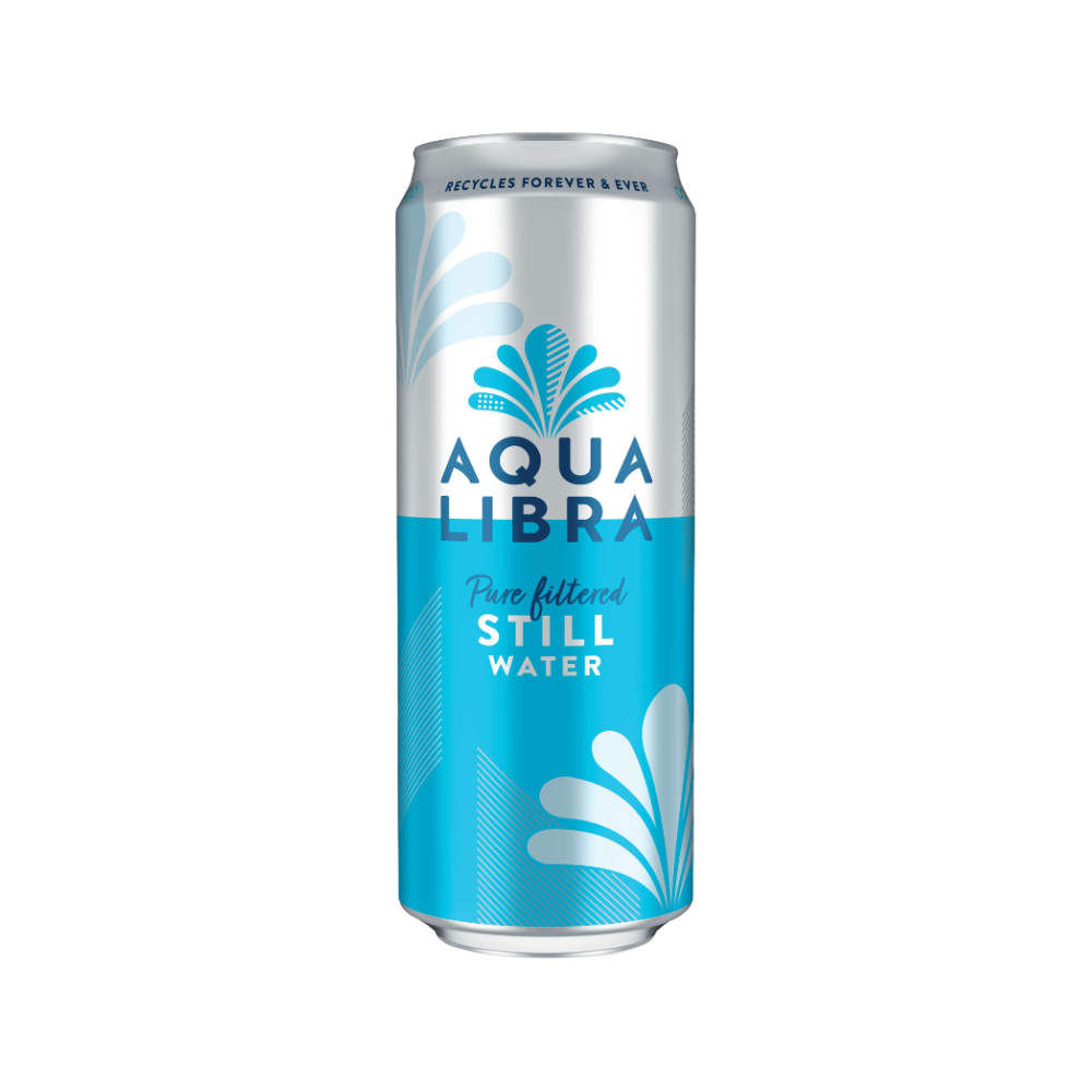 AQUA LIBRA STILL WATER CAN 330ML