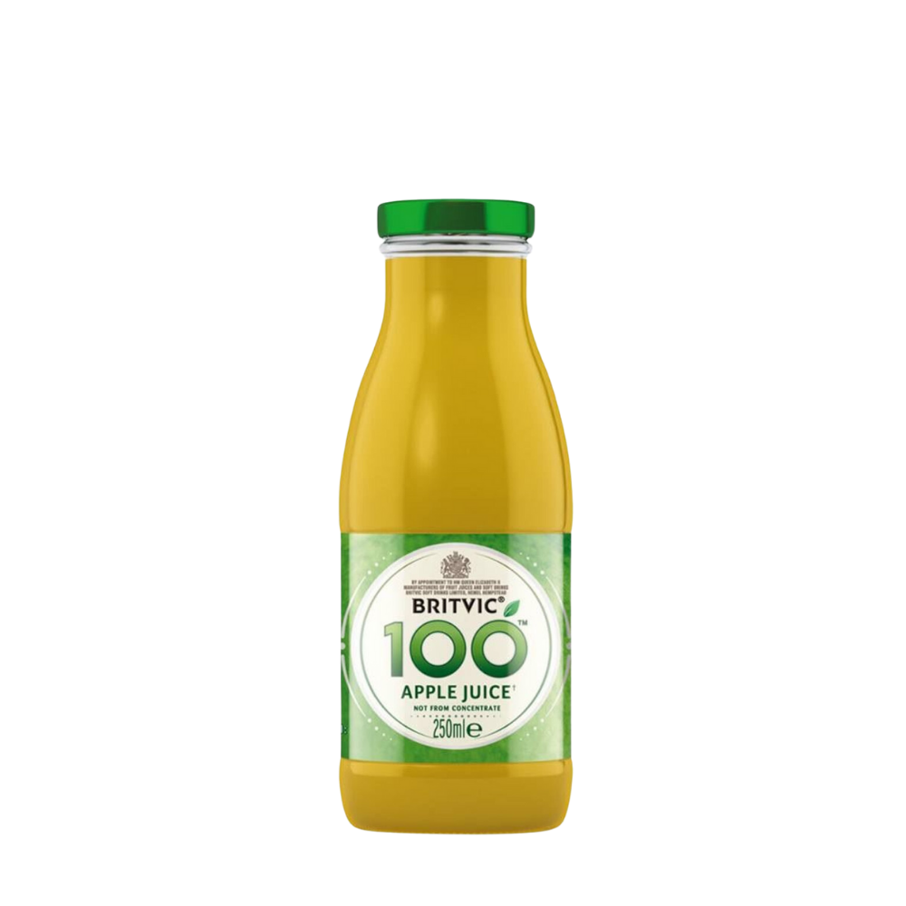 BRITVIC 100 PRESSED APPLE JUICE NRB 250ML