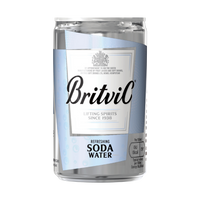 BRITVIC SODA WATER CAN 150ML